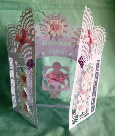 Swinging Baby Door Card