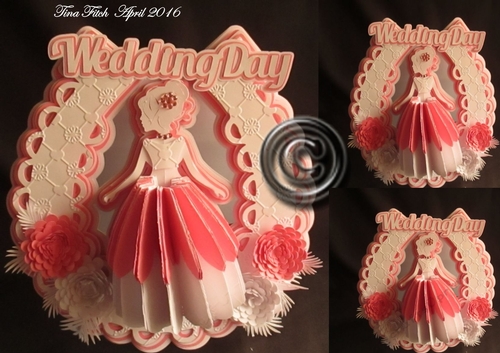Bride Wedding Horseshoe Card