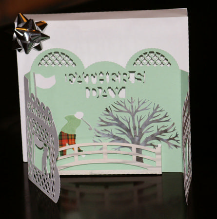 Father's Day Golf Door Card