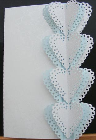 Scalloped Layerd Heart Card