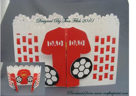 Football Team Door Card