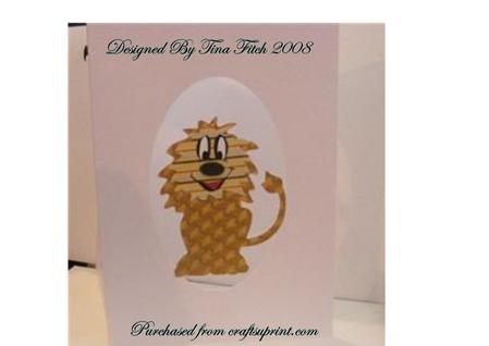 Leo The Lion Card