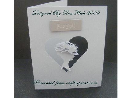 Ladies Hat Frame Card