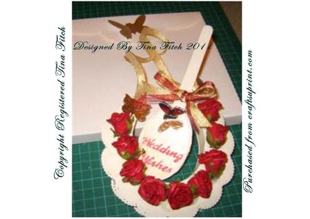3D Wedding Horseshoe & Wooden Spoon