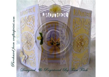 Fancy Mother's Day Door Card