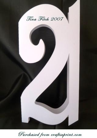 21st Number Birthday Card