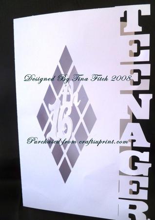 Teenager 16th Lattice Frame
