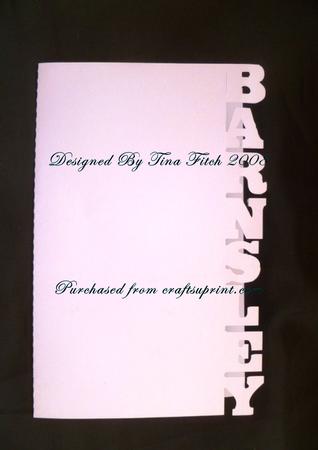 Barnsley Team Edged Card