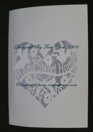 Home Sweet Home Frame Card