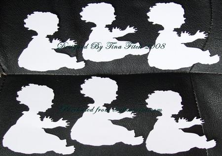 Baby Sitting Silhouette Topper