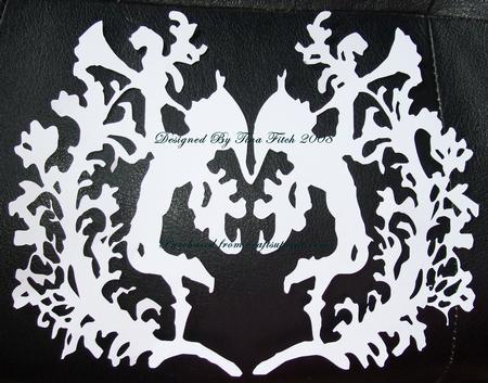 Double Fairy Silhouette Topper