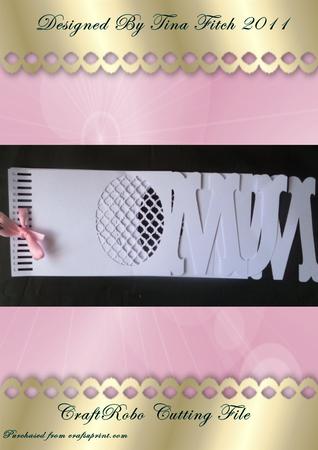 Mum Latticed Word Book