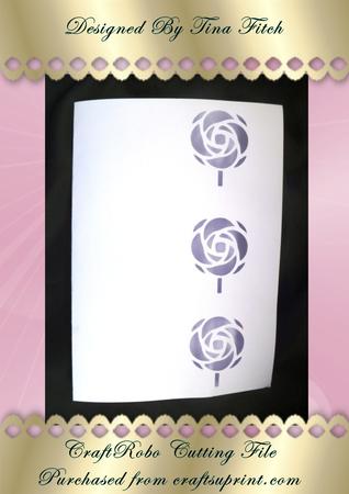 Rose Cut Out Edge