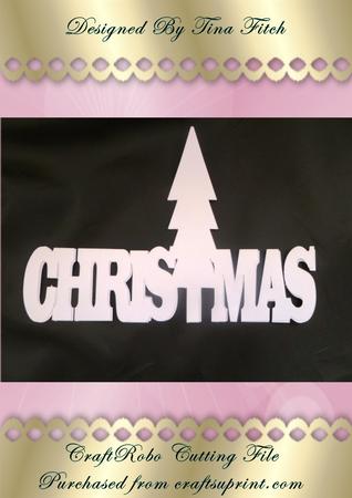 Christmas Word Card
