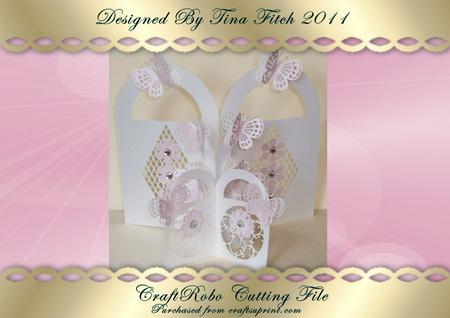 Cascading Butterfly Card