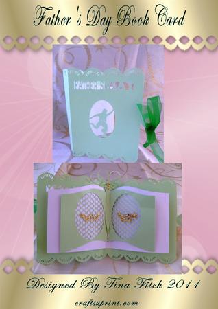 Father's Day Open Book Card
