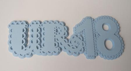 Scalloped Layered Ur18 Topper