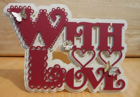 Scalloped Layered With Love Card
