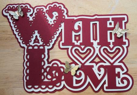 Scalloped Layered With Love Topper