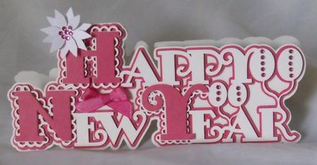 Scalloped Happy New Year Card