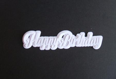 Layered Birthday Sentiment - Only