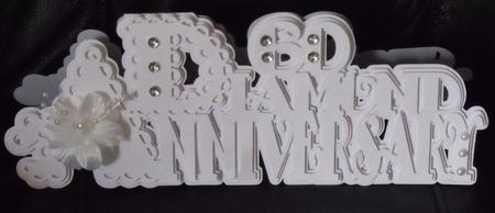 Scalloped Layered Diamond Anniversary Card