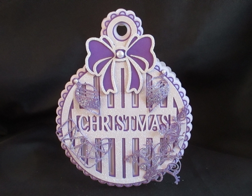 Christmas Bauble Card, All formats