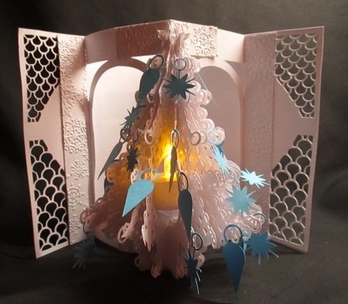 Tealight Tree Pop Out Card, All formats