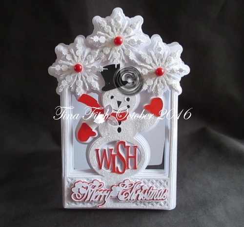 Snowman Wish Card, All file formats