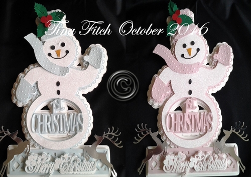 1st Christmas Snowman Card, All formats