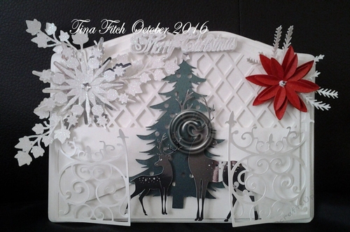 Christmas Reindeer Book Card, All formats
