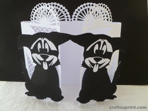 Puppy Dog Door Card, All formats