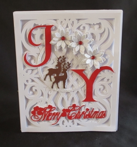 Joy Reindeer Card, All formats