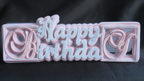Birthday Word Card, All formats