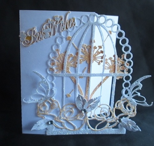 Best Wishes Over the edge card TF004,All formats