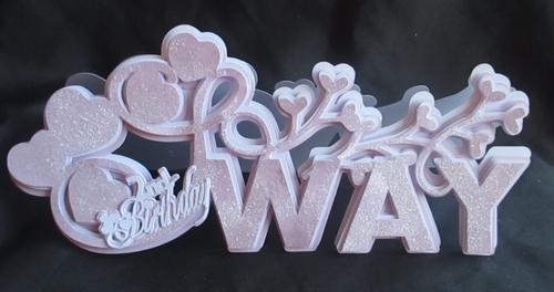 Sway 2nd Birthday Card. Customer request