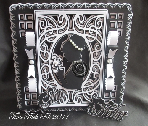 Mum Silhouette Card TF0057, All formats