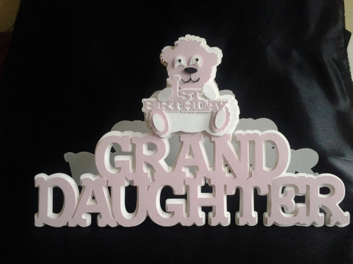 Grand-Daughter 1st Birthday TF0073, All formats