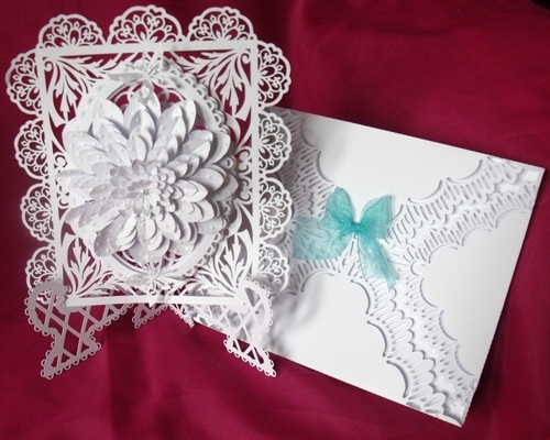 Scalloped Layered Stand Card & Box, All formats