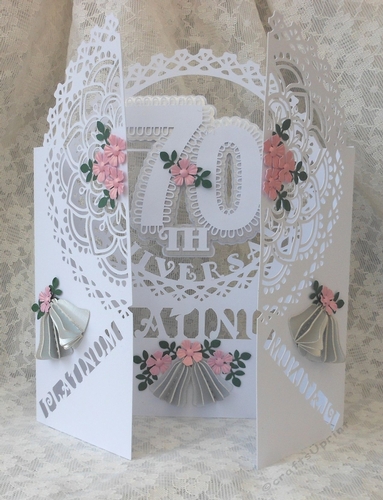 Platinum Anniversary/Birthday Door Card, All formats
