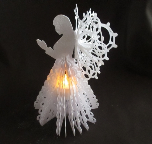 Tealight Angel Table Decoration TF0130, All file formats