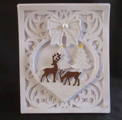 Bow Bauble Card, All formats
