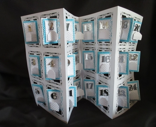 Advent Calendar Swivel Card & Box