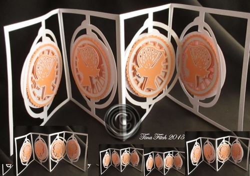 Cameo Accordion Swivel Card 3, All formats