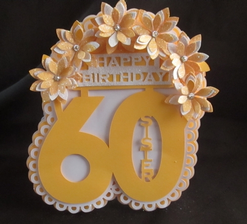 Birthday 60th Sister TF0169, All formats
