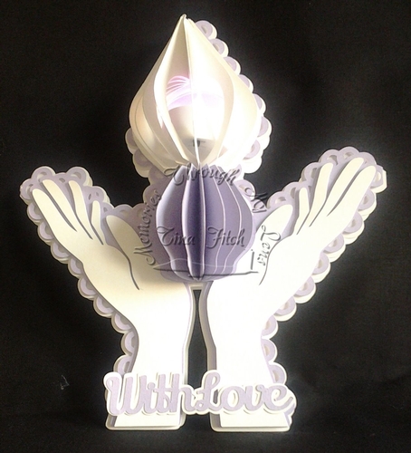 Tea-Light Hands Candle TF0188 All formats