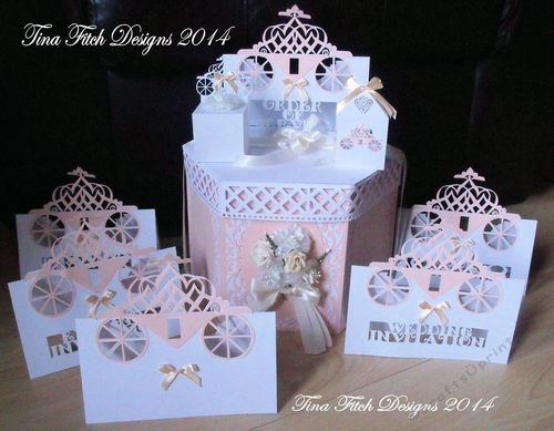 Wedding Carriage Stationery Set, All formats