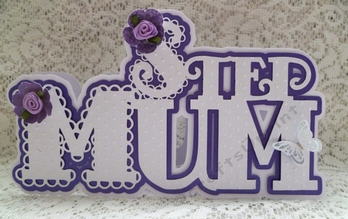 Scalloped Step Mum Card, All formats