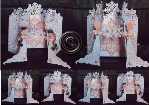 Snow Queen Door Card , All formats