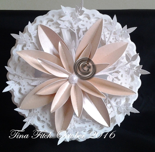 Floral Round Card, All formats